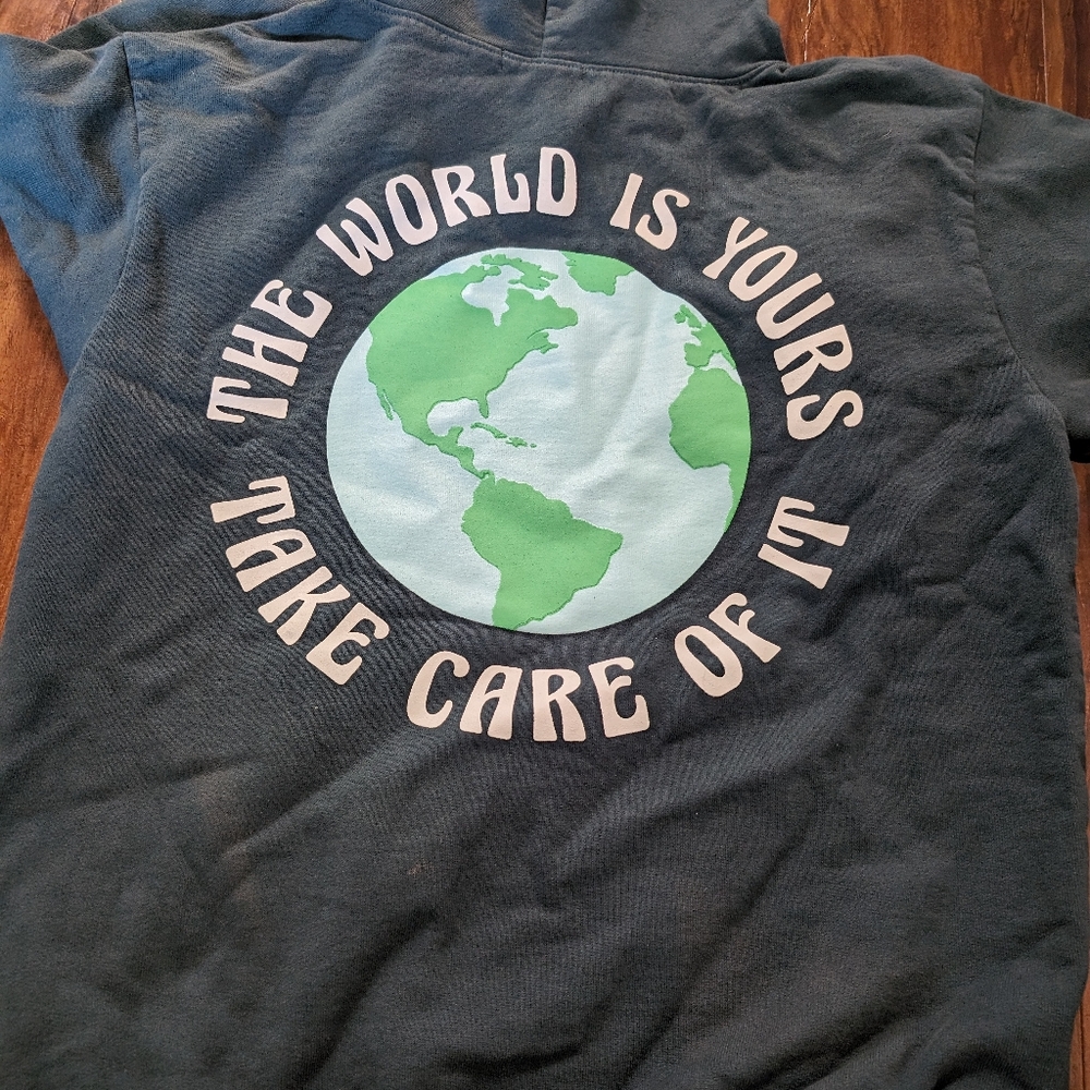 TALENTLESS/ SIZE SMALL/ TEAL COLOR/ HOODIE